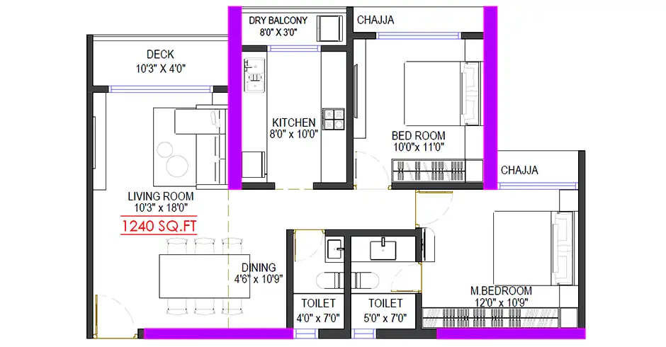 Meridian City Floor Plan