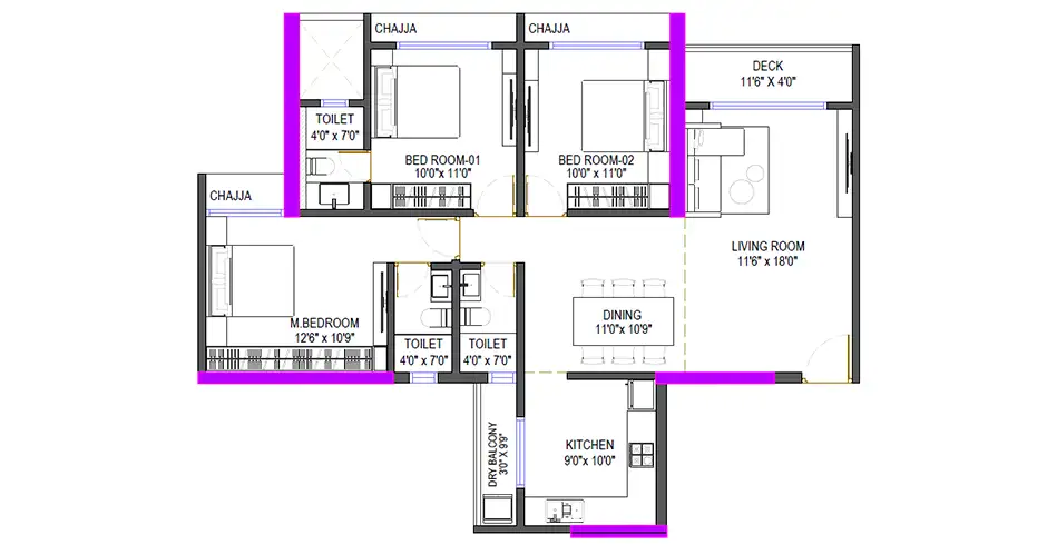 Meridian City Layout Plan